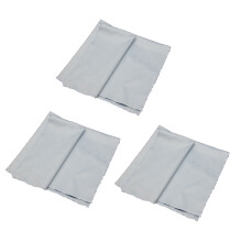 3St Microvezeldoek Grijs Voor Brillen Telefoons Sieraden