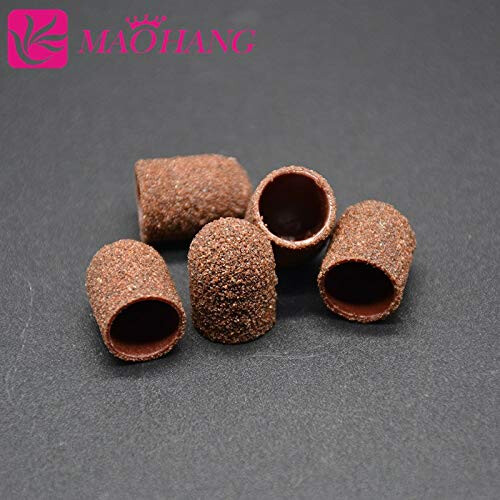 10x15mm Nail Drill Sanding Bands Set with Rubber Grip Handle, Quick Replacement, Easy Installation 2