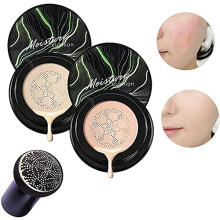 CC Cream Foundation Mushroom Head Air Cushion Waterproof Oil Control Concealer Set Natural Ivory