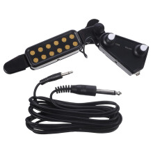 Wooden Acoustic Guitar Pickup with Volume and Tone Control for Folk Guitar Amplifier and Recording