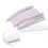 5pcs Grey Double Sided Nail Buffer Set with Foam Core Comfort Grip for Professional Manicure 1