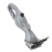 BBQ Grill Steam Brush with Stainless Steel Scraper, Handheld Steam Powered Cleaner for Quick Grease Removal