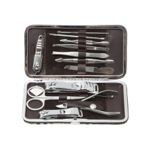 12 in 1 Stainless Steel Manicure Pedicure Set Nail Clippers Kit with Precision Tools and Travel Case