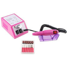 Professional Electric Nail Drill for Manicure Pedicure Gel Polish, Red Polisher Kit with Precision Control