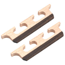 2pcs Wooden Banjo Bridge and Saddle Set for 5 String Banjo Replacement Crisp Bright Tone