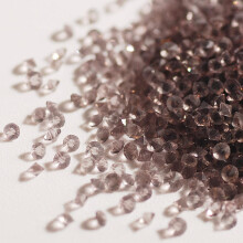 Bulk Micro Diamond Nail Rhinestones 1.1mm Transparent Gray Crystal Nail Art Decorations 14400pcs