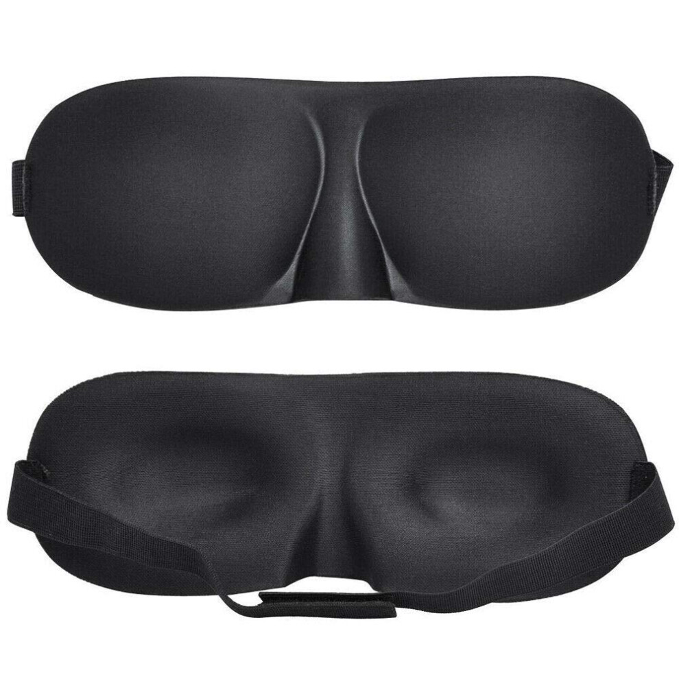 Light Sleep Mask With Ergonomic Contour Fit For Blocking, Adjustable Eye Mask For Travel And Naps