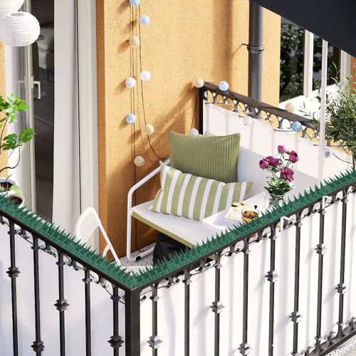 PET Bird Spikes34x4cm – 12-Pack with Straps 1