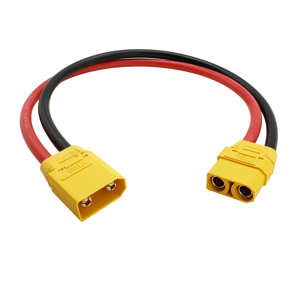 Xt90 Extension Cable 10Awg Male To Female Silicone Wire For Rc Lipo Battery Drone Â Stable Power Transfer 9073542595052
