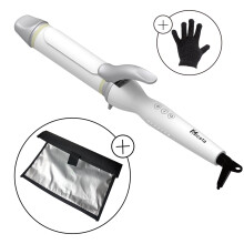 1.35 Inch Curling Iron Tourmaline Ceramic for Waves, Fast Heating Hair Curler with Ionic Styling