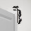 Metal Spider Bat Door Corner Sign Black20x9cm 7