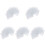 50Pcs White Plastic Card Protector Sleeves for Parking Permits 1