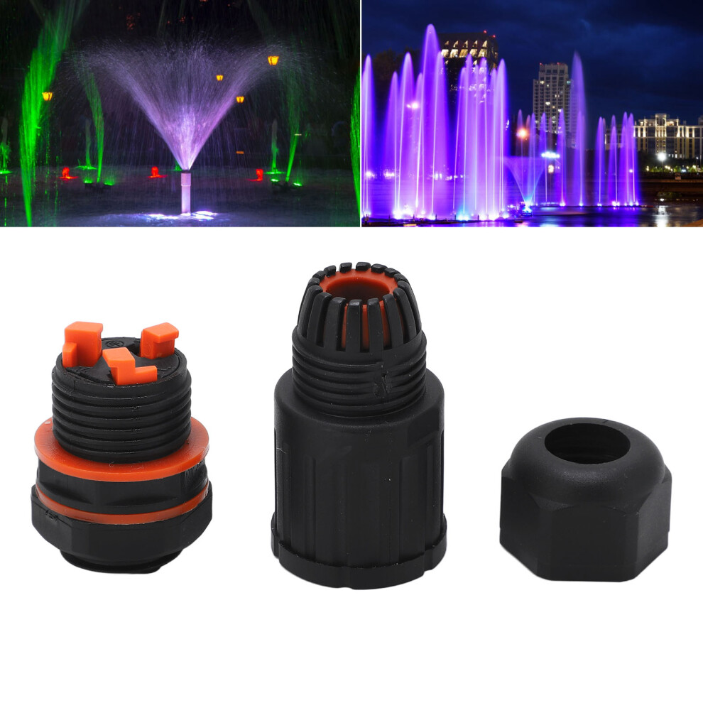 5Pcs Waterproof 3-Pole Wire Connector 250V 16A Ip68 For Led Lighting 8491389842671