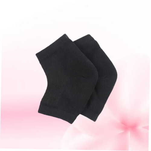 Moisturizing Gel Heel Socks with Deep Hydration Pad, Open Toe Protector for Dry Cracked Feet 2