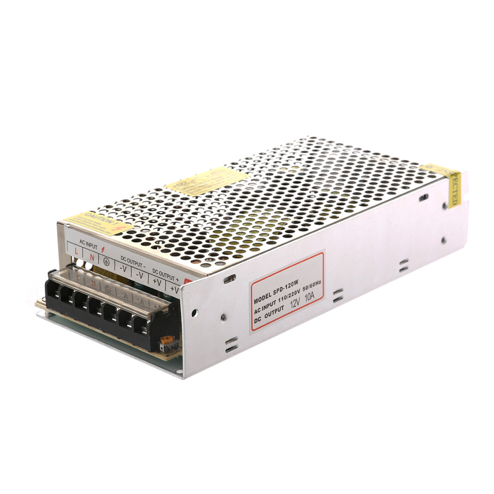 3Pcs 120W Switching Power Supply Driver 12V Aluminium For Cctv And Led 3723458591728