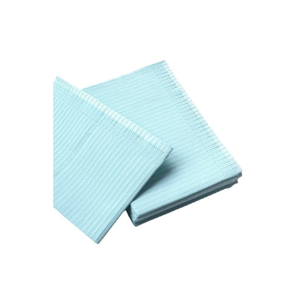 5Pcs Disposable Nail Table Mats Waterproof Lint Manicure Protection Pads Foldable Blue