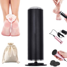 Electric Foot Callus Remover with 60 Sanding Discs, 360 Rotation and Adjustable Speed for Cracked Heels