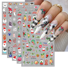 Christmas Nail Stickers SelfAdhesive Snowflake Winter Holiday Nail Decals for Acrylic and Natural Nails