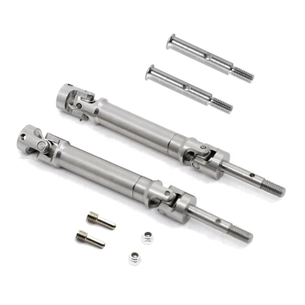 Steel Front Axle And Rear Drive Shaft Set Durable Upgrade Parts For Traxxas Slash Stampede Rustler 2Wd 9169991600734