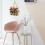 Wandbehang mit Blumen in Rot, Gelb oder Rosa 2