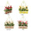 Wandbehang mit Blumen in Rot, Gelb oder Rosa 7