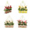 Wandbehang mit Blumen in Rot, Gelb oder Rosa 8