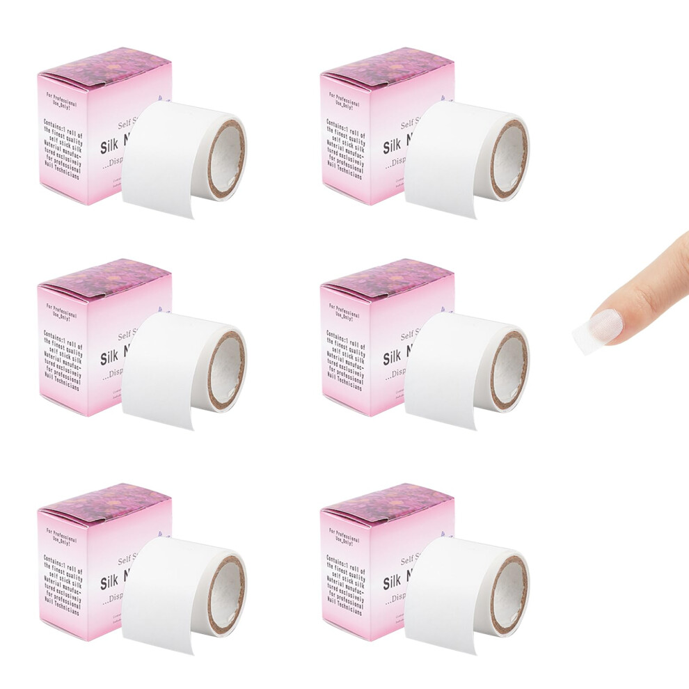 Self Adhesive Silk Nail Wraps Set for Broken Nails and Fiberglass Nail  Extensions
