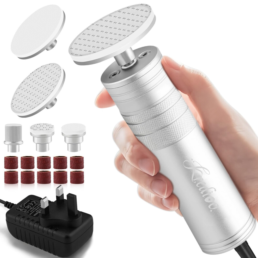Electric Callus Remover with Powerful Callus Removal, USB Rechargeable, Ergonomic NonSlip Grip