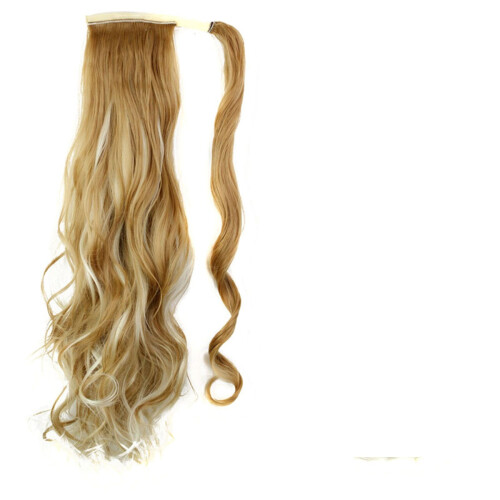 Gouden Knotje Ponytail Pruik Haarverlenging