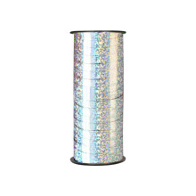 1 Stuks 100 Yard Geplooide Curlsnoer Zilveren Ballonlint Voor Feesten