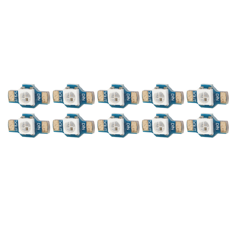 10Pcs Ws2812 Rgb Led Modules, 5V, High Brightness, Digital Pulse 7901389844038