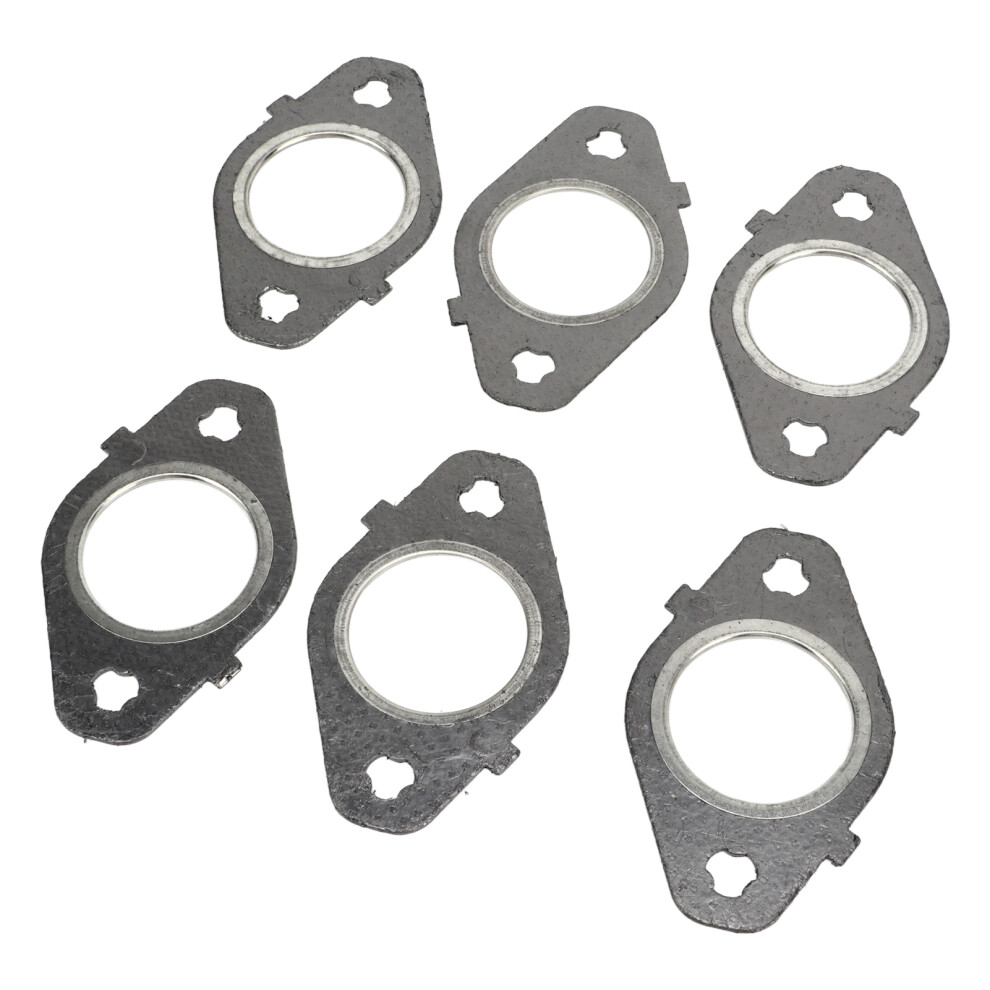 6Pcs Exhaust Manifold Gasket Set For Dodge Ram Cummins 5.9L 6.7L 4921389844152