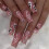 Long Press On Nails with Rhinestones Square Spider Web Design Glossy Acrylic False Nails Set 24pcs 1