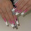 Halloween Press On Nails Kit with Spider Web Design, 24pcs Reusable Short Almond False Nails 1