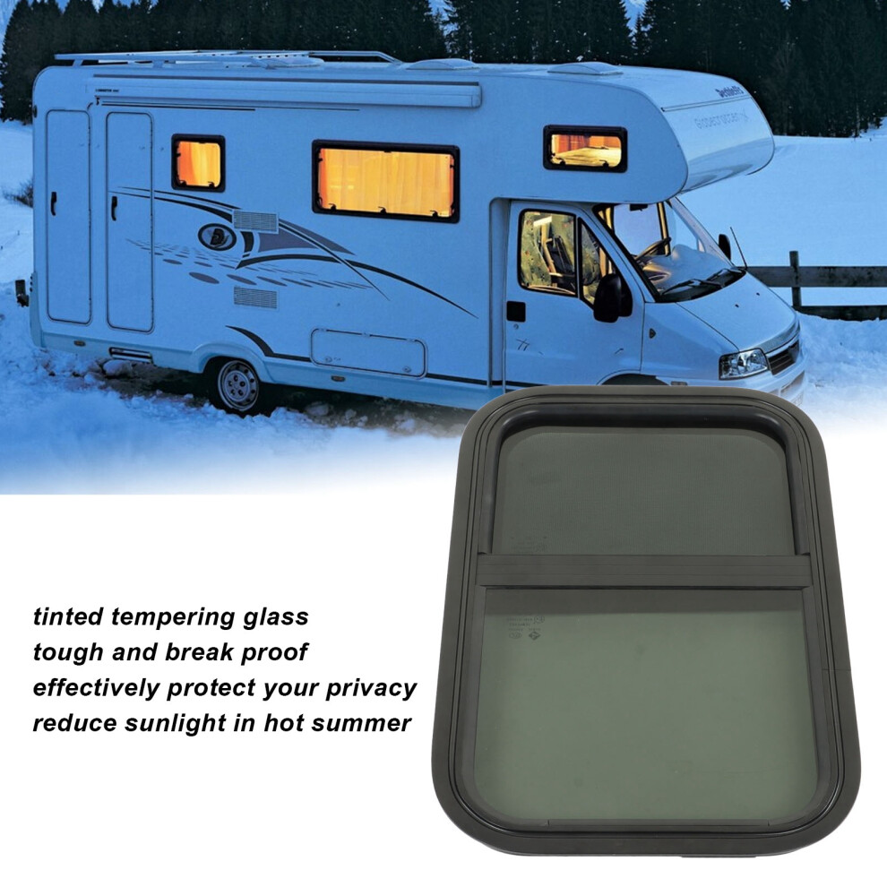 Camper Sliding Window 590X390mm Tinted Glass 7293282995970