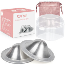 Silver Nursing Cups 925 Silver Nipple Shields for Breastfeeding Moms Sore Nipple Relief Reusable