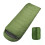Comfortable Green Waterproof Mummy Sleeping Bag with Hood 1