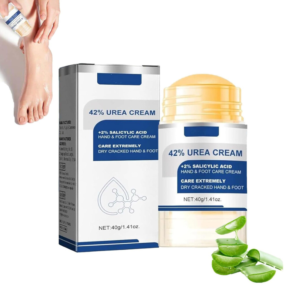 Cream 42% Urea Foot Stick For Dry Hands And Cracked Heels, Deep Hydration And Gentle Exfoliation