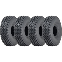 4.00x4 Journey 6-ply Block Tyre Tube Type 160kgs 60 PSI Airport Tug (Set of 4)
