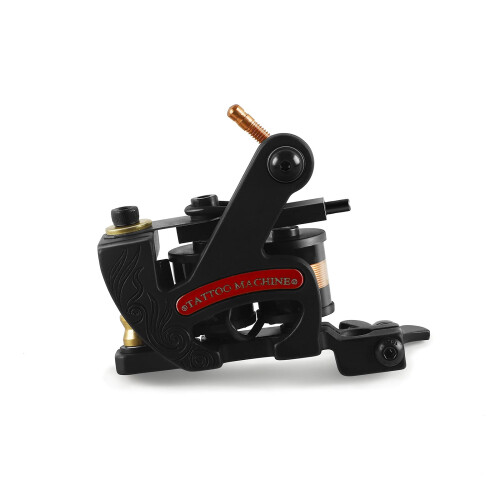 Professional Coil Tattoo Machine for Precise Low Noise Lining with Lightweight Ergonomic Grip
