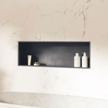 Ingebouwde niche - NICHE4020-EN-7015-OB - 40x20x9 cm - RVS RAL 7015 - Modern design