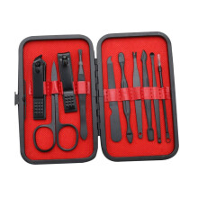 Nail Clippers Manicure Set with Durable Metal Build for Precise Trimming Travel Grooming Kit