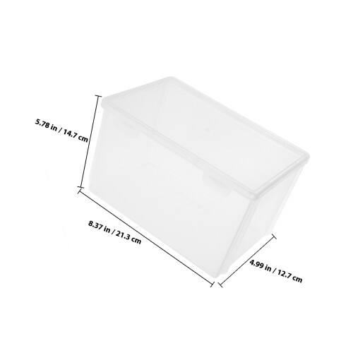 1Boîte De Rangement Transparente PP Pour Cd Dvd Collection 1
