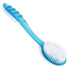 Long Handle Back Scrubber for Shower with Balanced Bristles and Quick Dry Design, Color 02