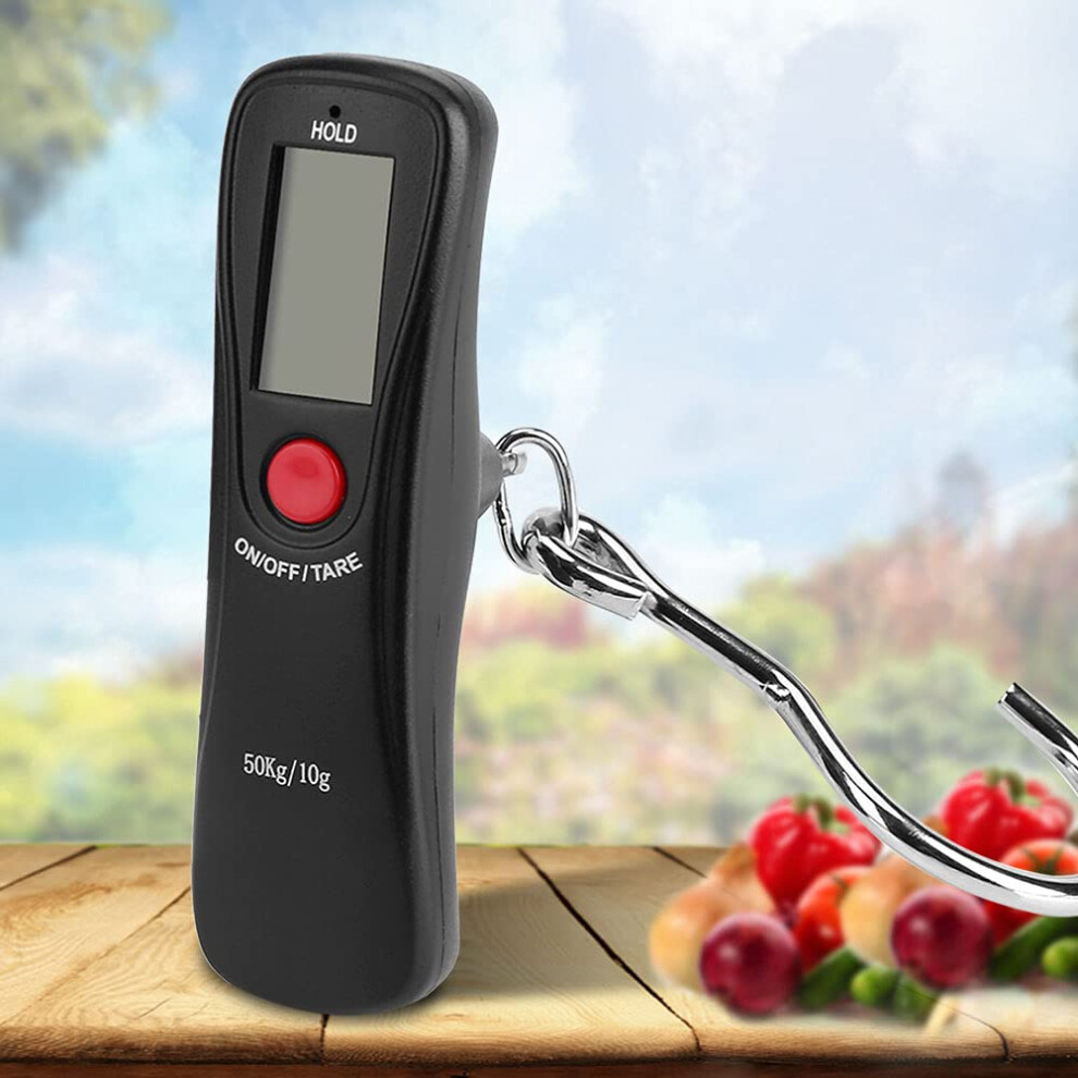 Digital Luggage Scale 50kg 10g Precision LCD Display Compact Handheld Travel Weighing Scale-image-OPC-PSNBK9Z-NEW