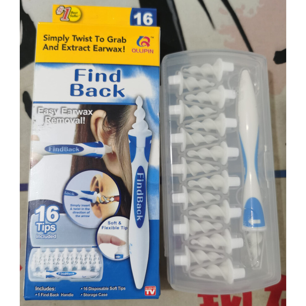 Ear Wax Removal Kit with Gentle Spiral Tips for Adults and Kids, 10 Pcs Reusable Cleaner