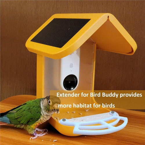 2pcs Acrylic Perch for Bird Buddy  Bird Feeder Compatible Accessory Enhances Bird Watching Experience 1