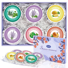 Shower Steamers 6 Pack with Natural Essential Oils, Aromatherapy Shower Bombs Gift Set for Relaxation and Self Care