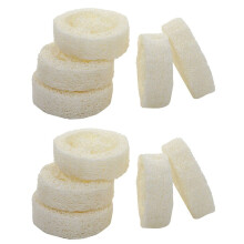 Loofah Soap Holder 10 Pack Natural Loofah Pads for Gentle Skin Exfoliation and Handmade Soap
