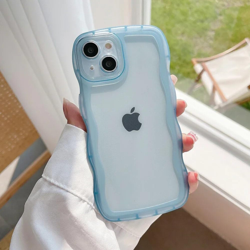 Case For Iphone 13 Pro Clear Slim Shockproof Bumper Cover With Precise Camera Alignment Blue 9771547512004